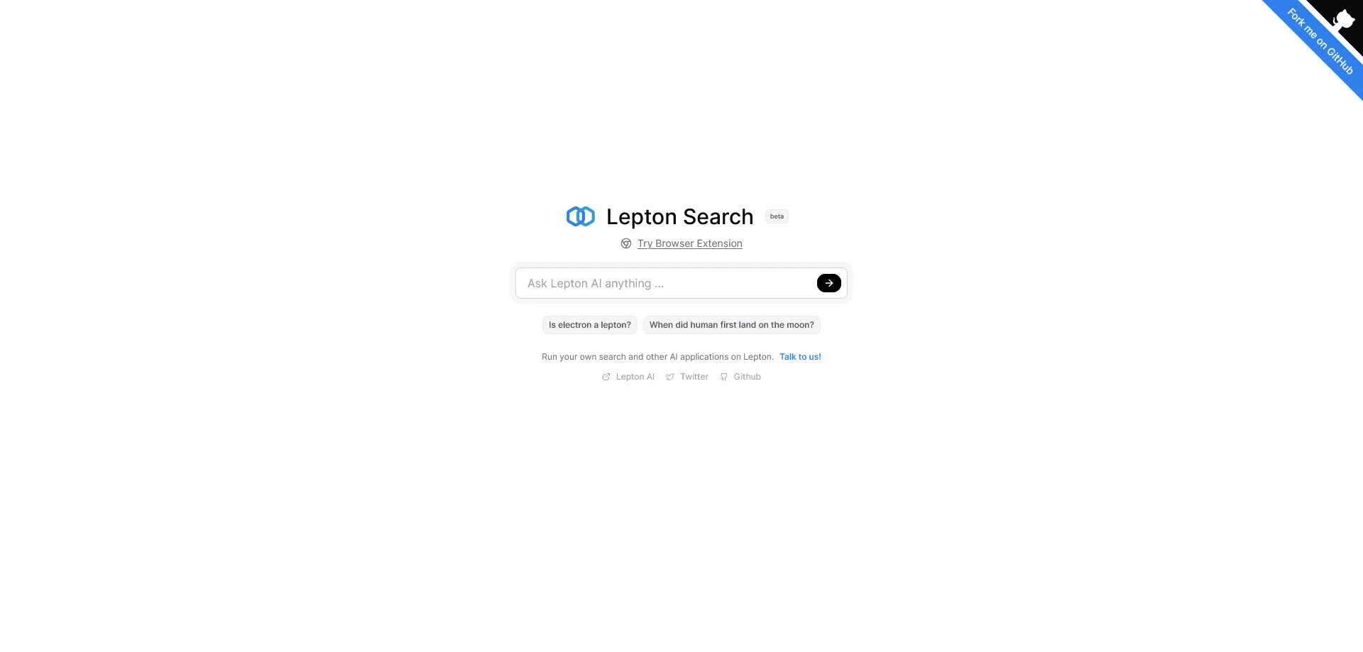 AI工具与服务推荐 - Lepton Search - 对话式搜索引擎构建工具 - 特色图片