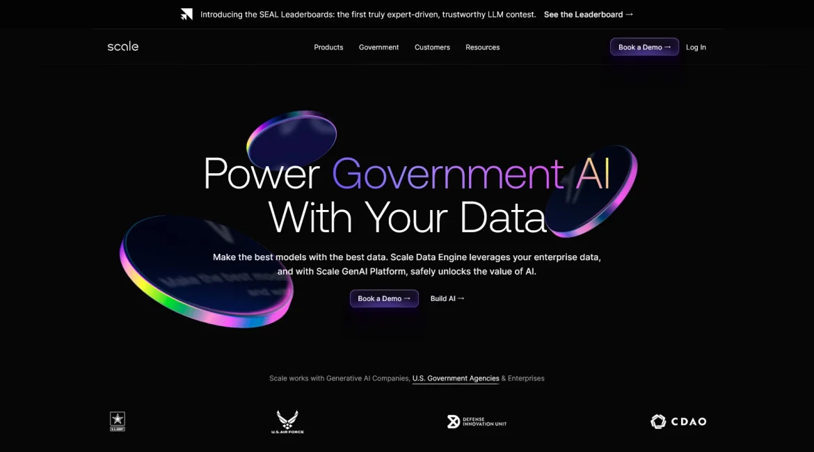 AI工具与服务推荐 - Scale - AI数据公司 - 特色图片