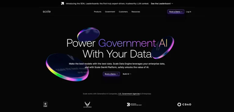 AI工具与服务推荐 - Scale - AI数据公司 - 特色图片