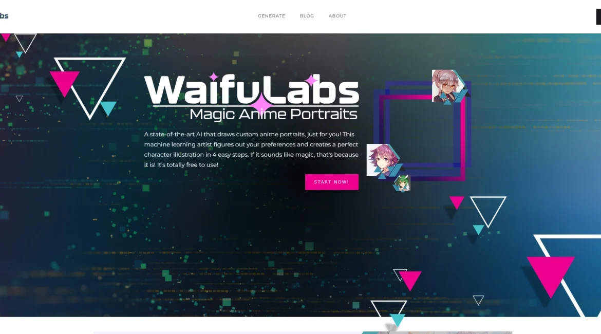 AI工具与服务推荐 - Waifu Labs - AI二次元动漫形象生成工具 - 特色图片