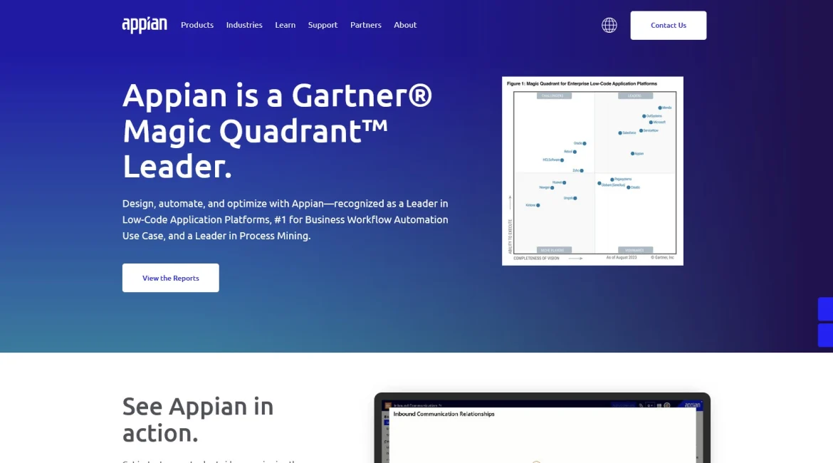 AI工具与服务推荐 - Appian - 企业数字化转型平台 - 特色图片