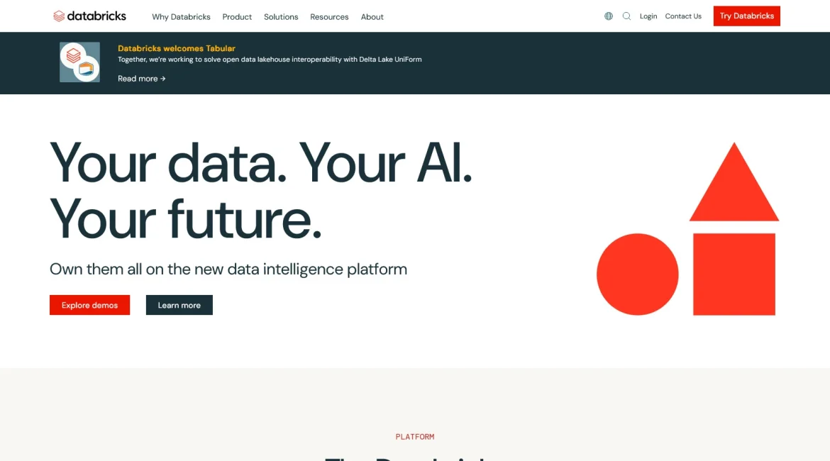 AI工具与服务推荐 - Databricks - 生成AI数据智能解决方案 - 特色图片
