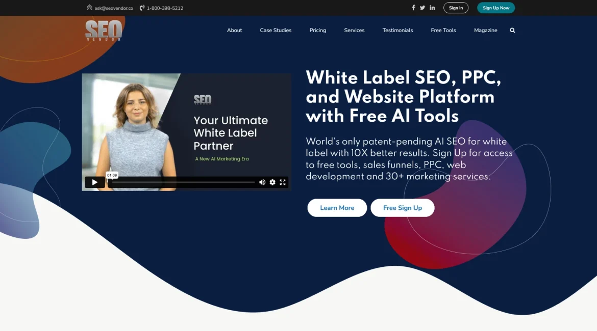 AI工具与服务推荐 - SEO Vendor - AI营销平台 - 特色图片