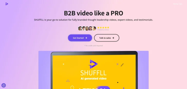 Shuffll - 利用生成AI，打造出众品牌视频！