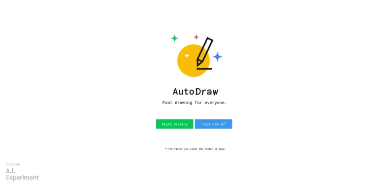 AutoDraw - 勾勾画画，AI来当模特！