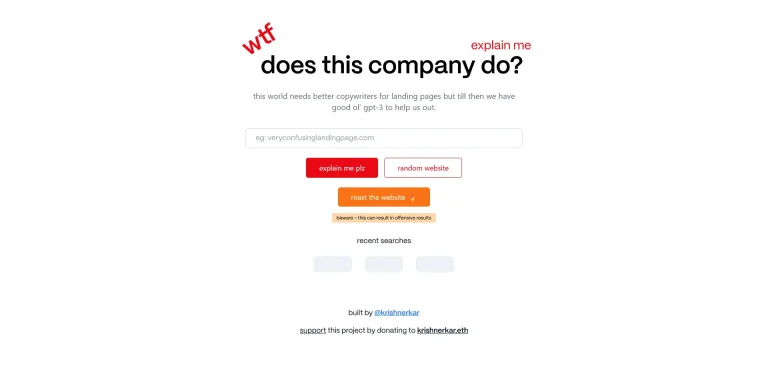 WTF DOES THIS COMPANY DO - 一语解惑，洞悉公司业务！