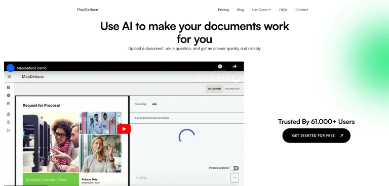MapDeduce - 让AI成为你的文档专家！